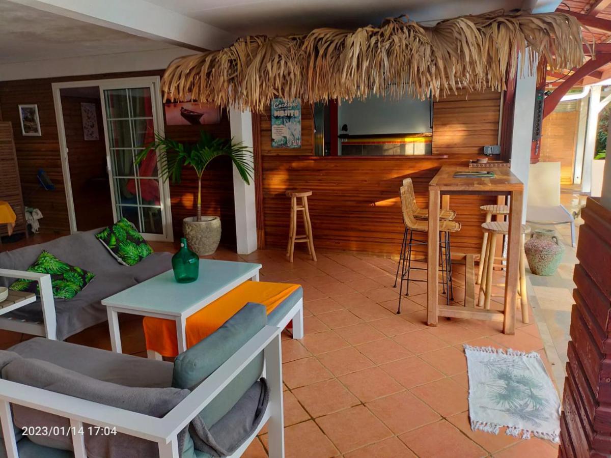 Douceur Des Hauteurs Bas De Villa, Piscine Privee Сент-Люс Экстерьер фото