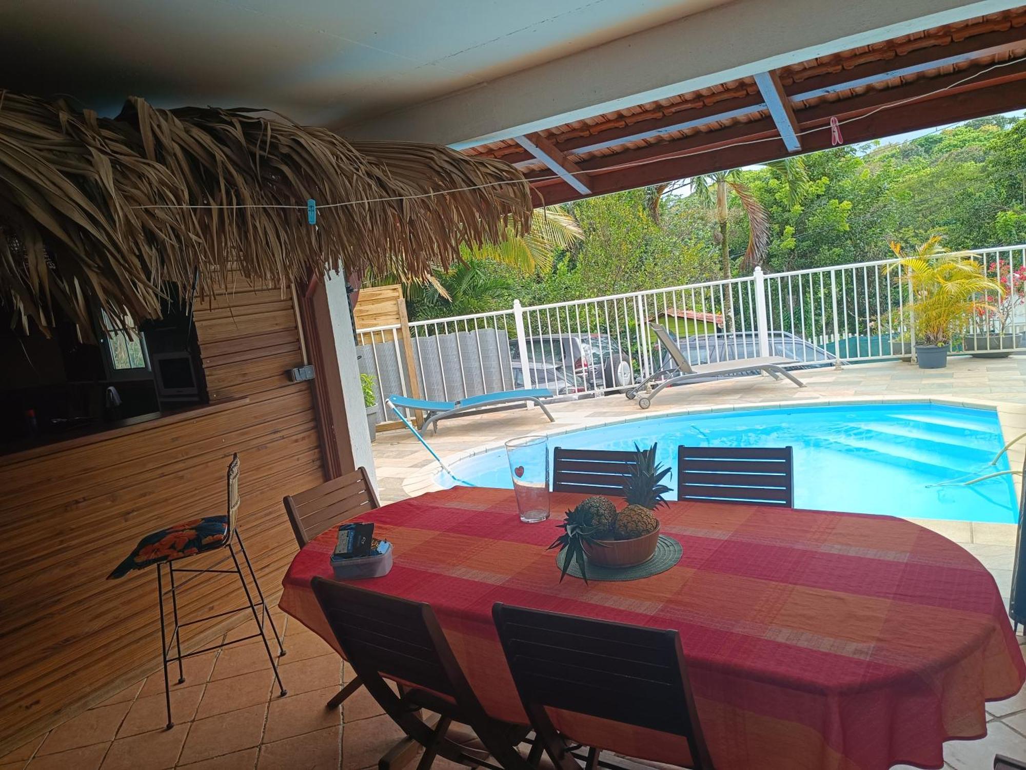 Douceur Des Hauteurs Bas De Villa, Piscine Privee Сент-Люс Экстерьер фото